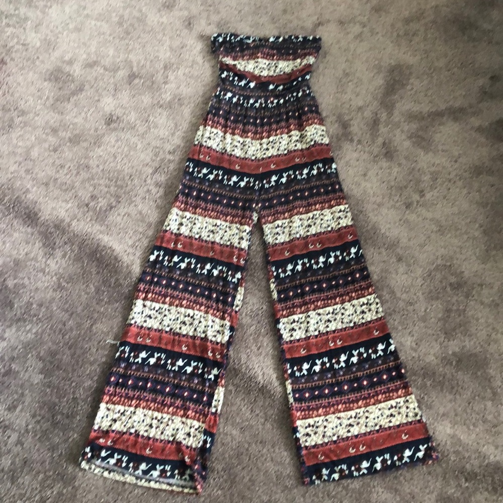 Women’s Strapless Jumpsuit Size L.